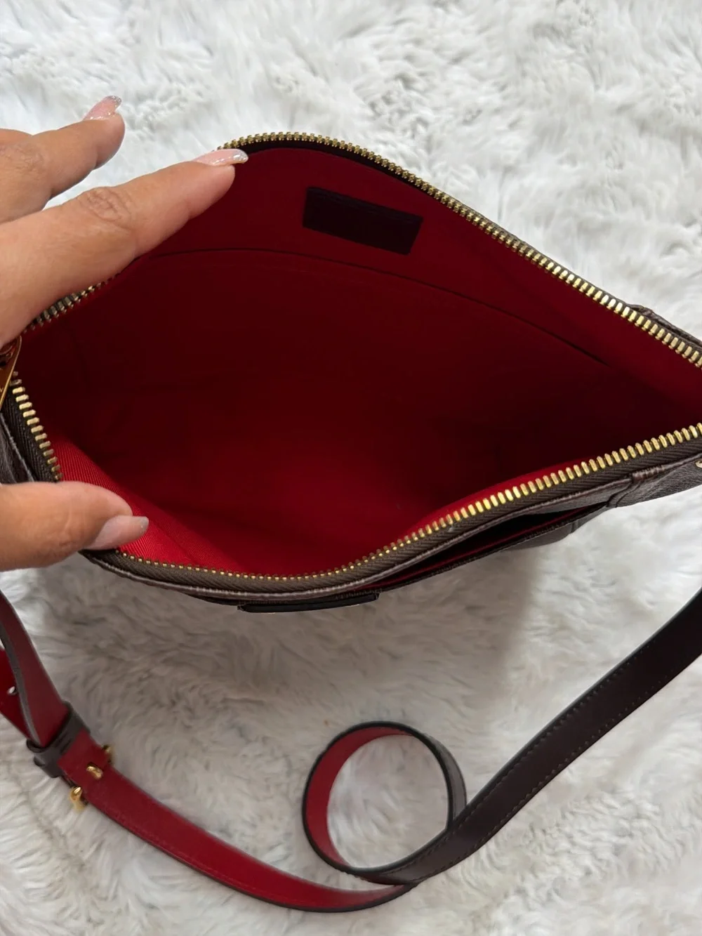 Louis Vuitton Besace Damier Ebene Shoulder Bag